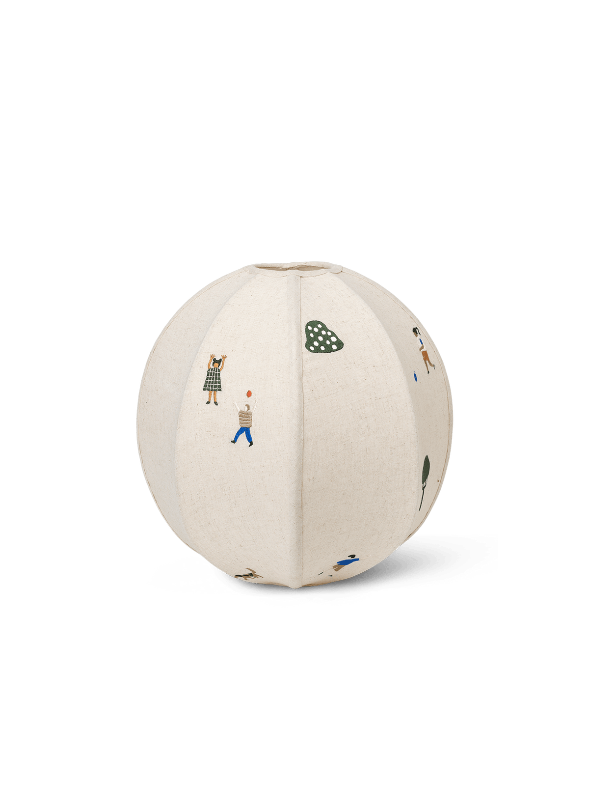 The Park Embroidered Textile Lampshade