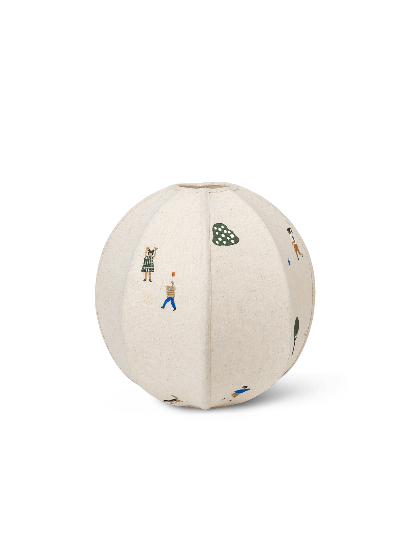 The Park Embroidered Textile Lampshade