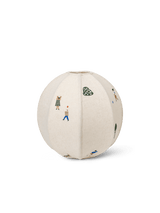 The Park Embroidered Textile Lampshade