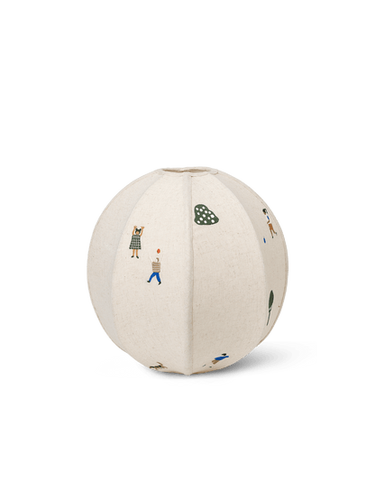 The Park Embroidered Textile Lampshade