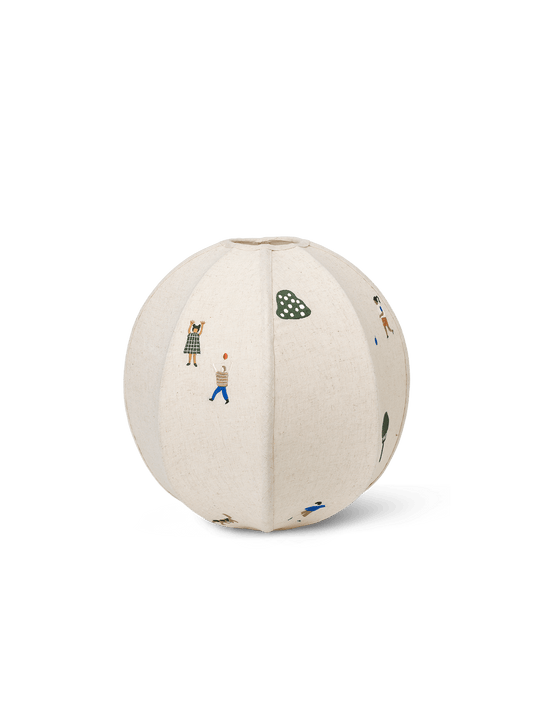 The Park Embroidered Textile Lampshade