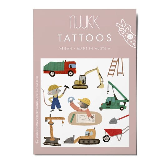 Children's Tattoos "Construction Site"
