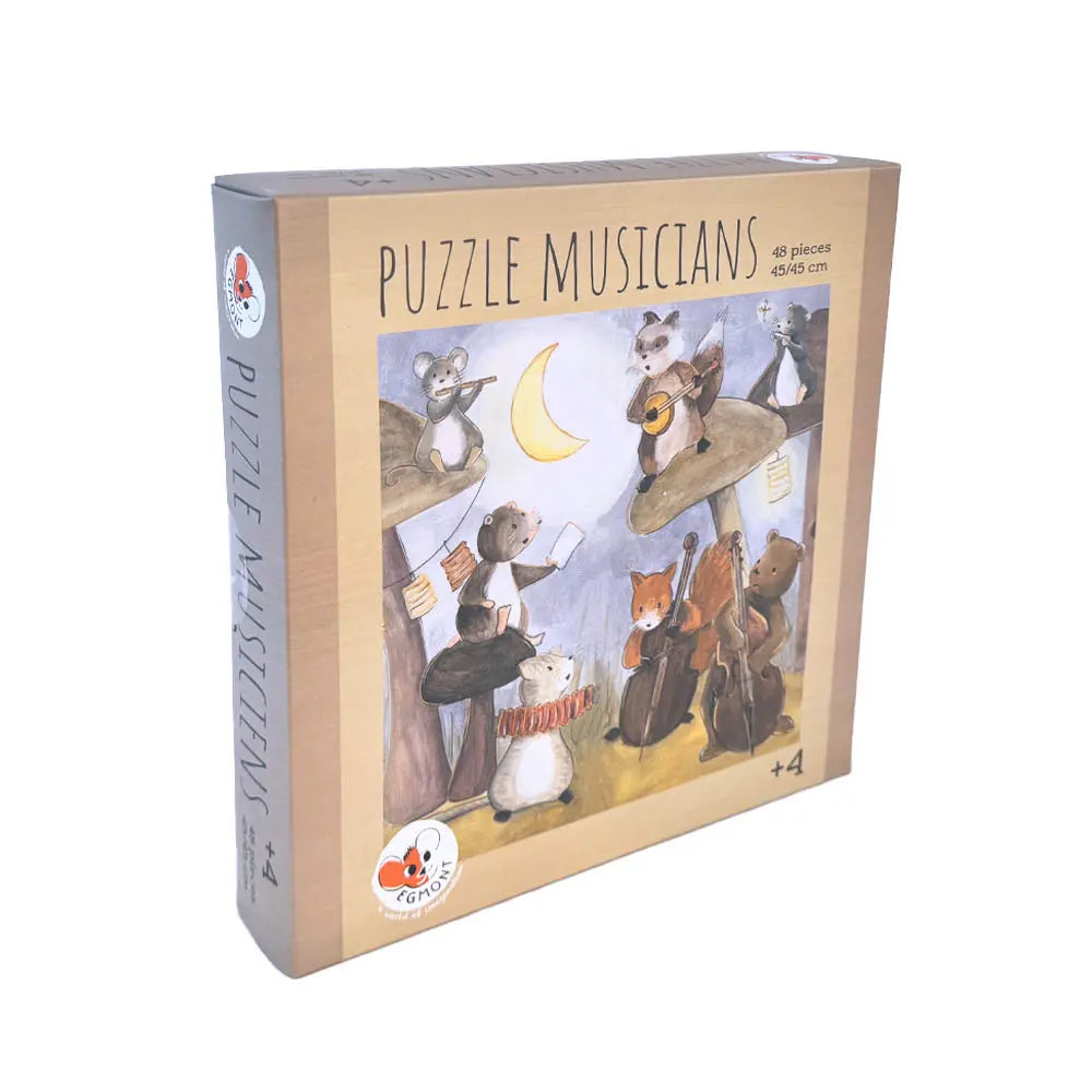 Forest Musicians Wooden Puzzle (25 pieces)
