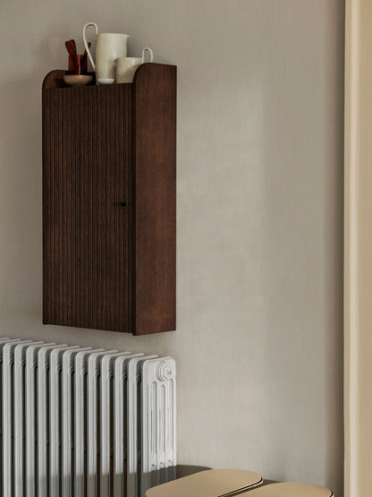 Sill Wall Cabinet - Dark Stained Oak