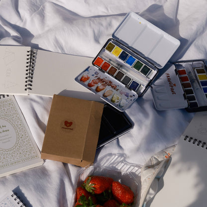 Watercolor Paint 12 Pans