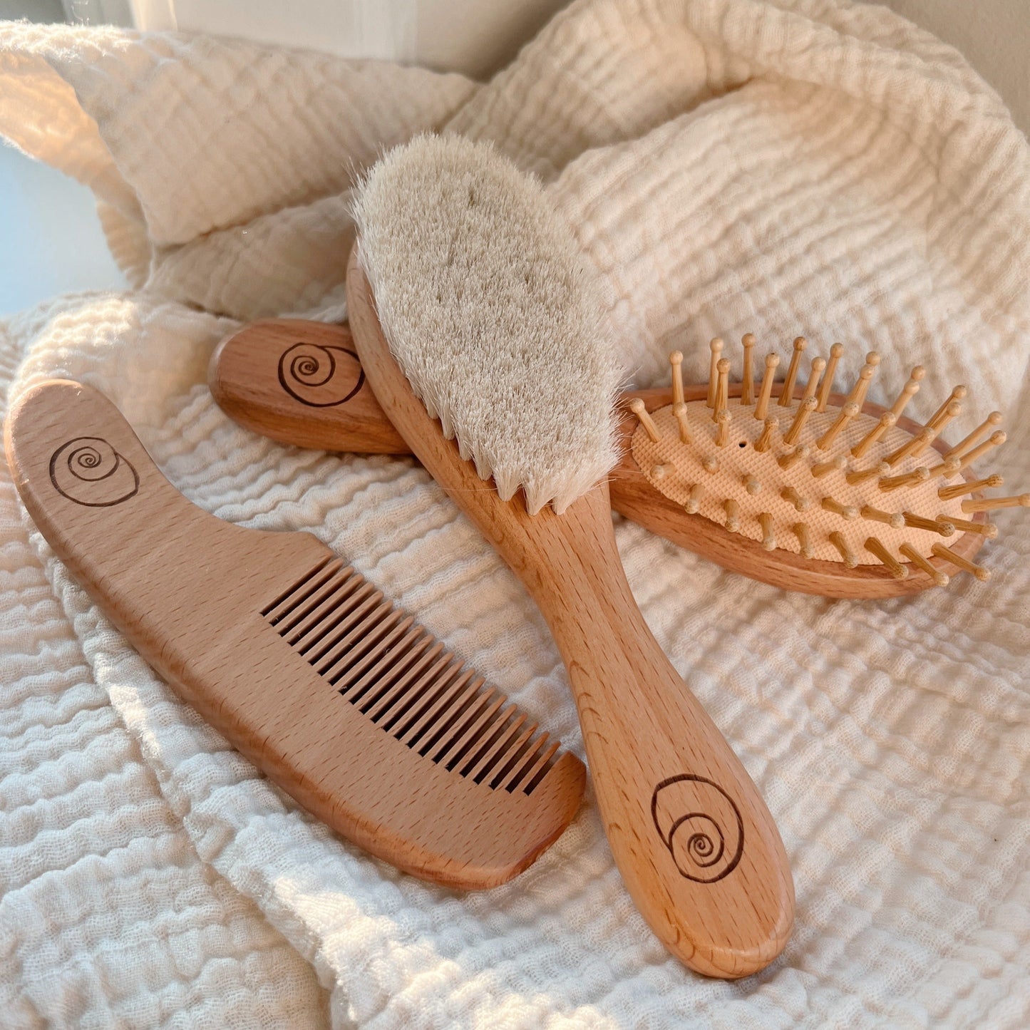 Baby Brush Set Shell