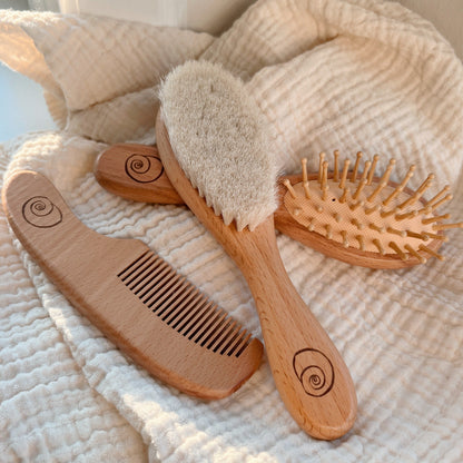 Baby Brush Set Shell