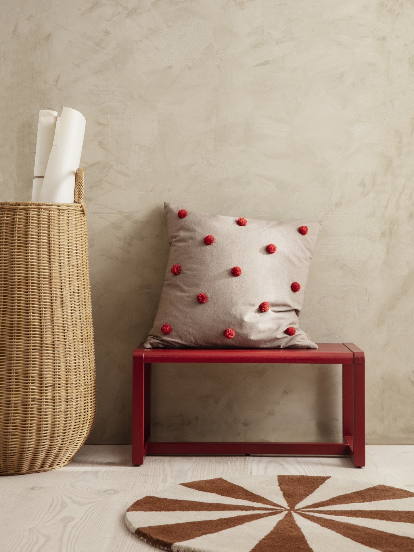 Little Architect Bench - Poppy Red