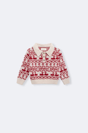 Cherry Ducks knit sweater baby