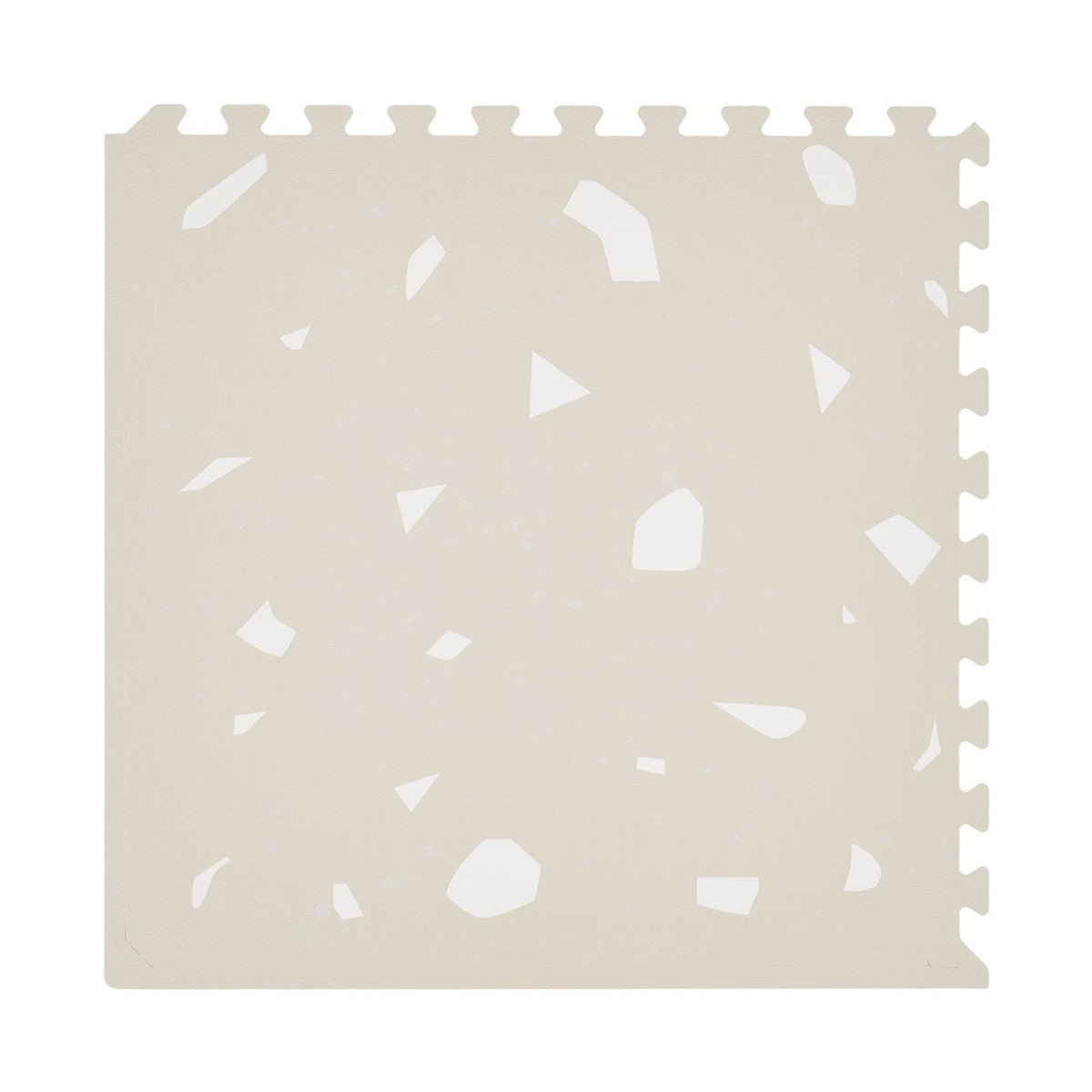 TERRAZZO TAUPE Foam Play Mat Light Beige-Gray mat for baby
