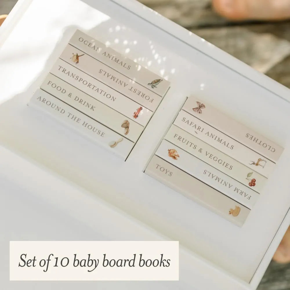 Our Very Little Library Board Book Set: A Foundational Language Vocabulary Board Book Set for Babies: 9 