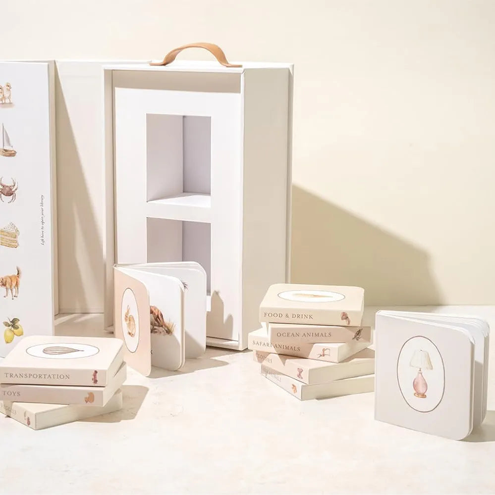 Our Very Little Library Board Book Set: A Foundational Language Vocabulary Board Book Set for Babies: 9 