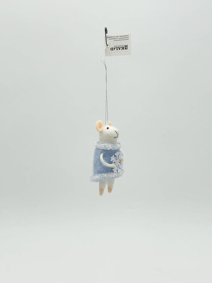 Christmas Tree Decoration - Mrs. Mouse Snowflake