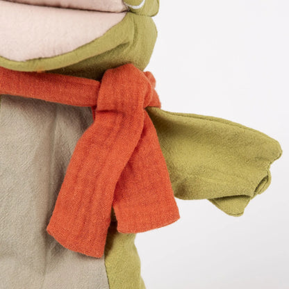 Frog hand puppet