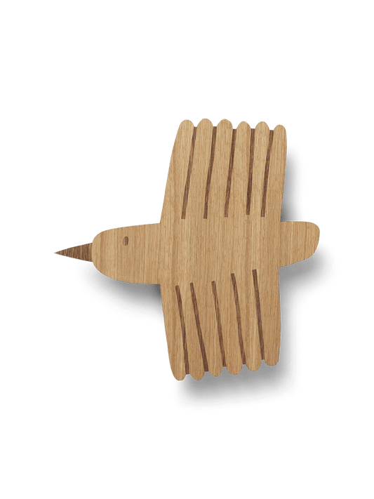 Bird Lamp - Oiled Oak