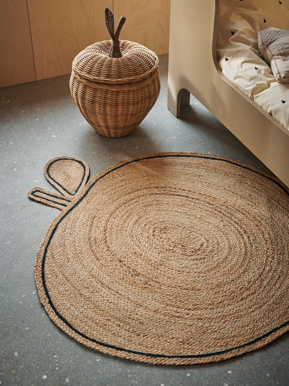 Apple Braided Jute Rug - Natural