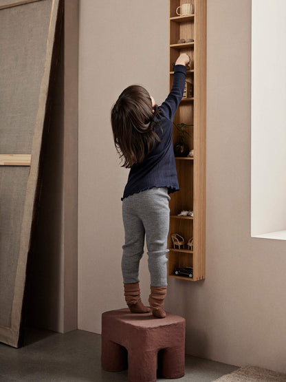 Podo Stool - Red Brown