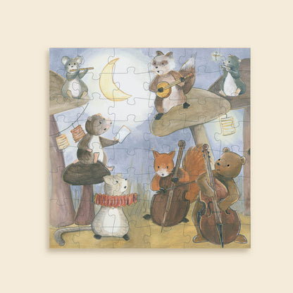 Forest Musicians Wooden Puzzle (25 pieces)