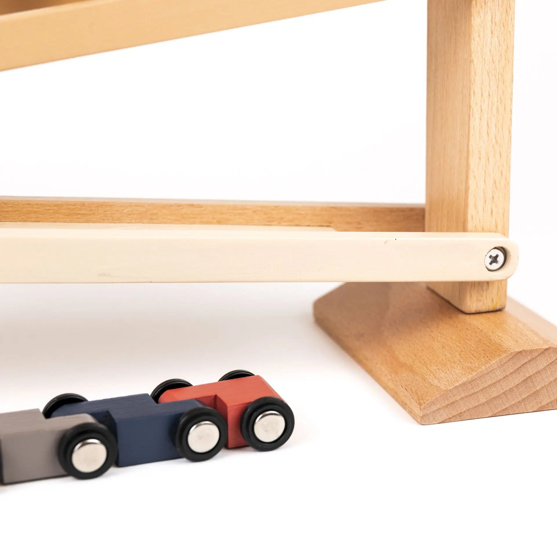 Slide game with cars and bell