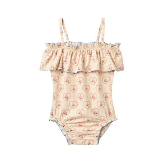 Coral Swimsuit - Rosy Heart