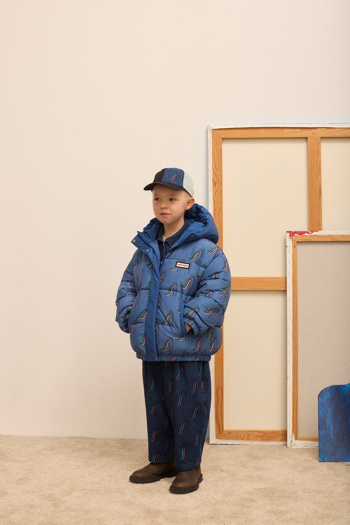 Slides all over anorak