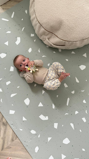 TERRAZZO SAGE Foam Play Mat Green/Sage, 120x180 cm