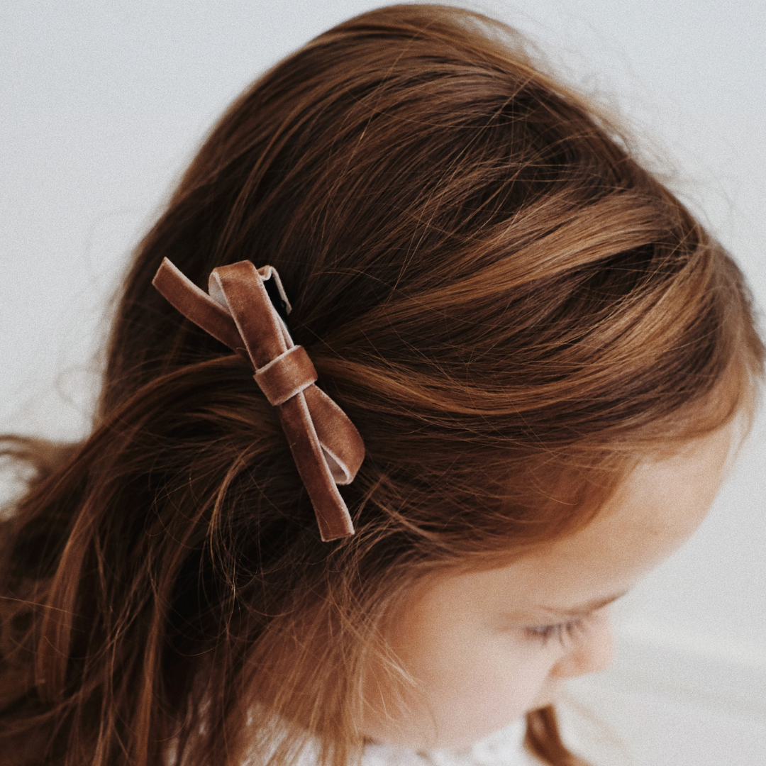 Caramel barrette set