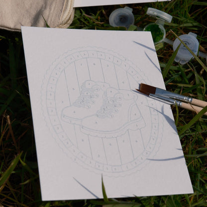 Paint by Numbers Mountain Set