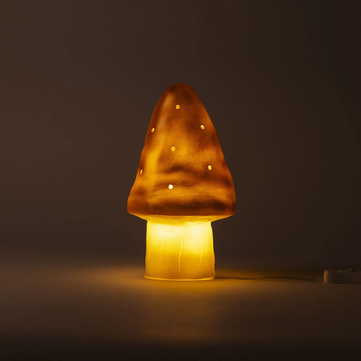 Small Mushroom Night Lamp, Copper