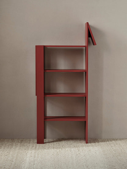 Giraffe Bookcase - Poppy Red