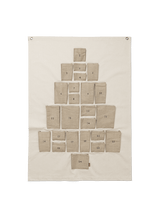 Pine Christmas Calendar - Maxi - Natural