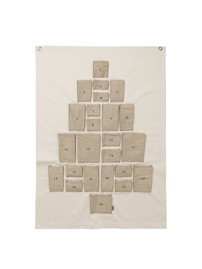 Pine Christmas Calendar - Maxi - Natural
