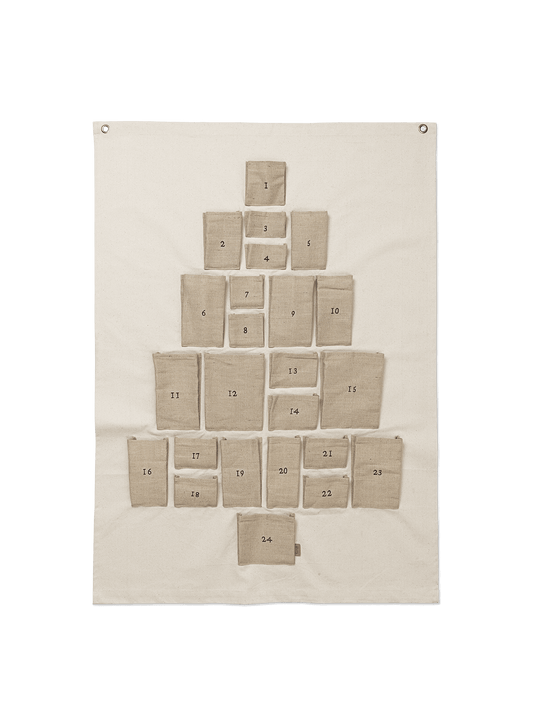Pine Christmas Calendar - Maxi - Natural