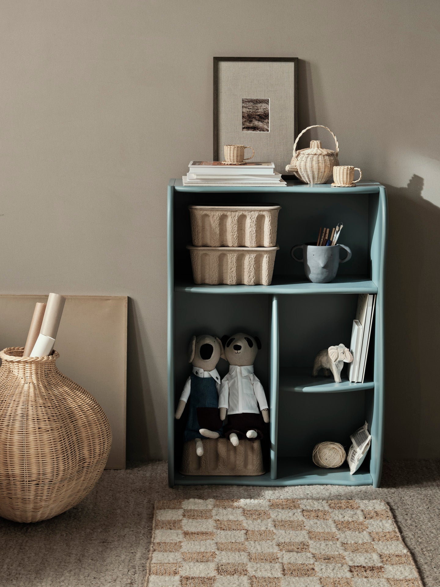 Slope Bookcase - Storm