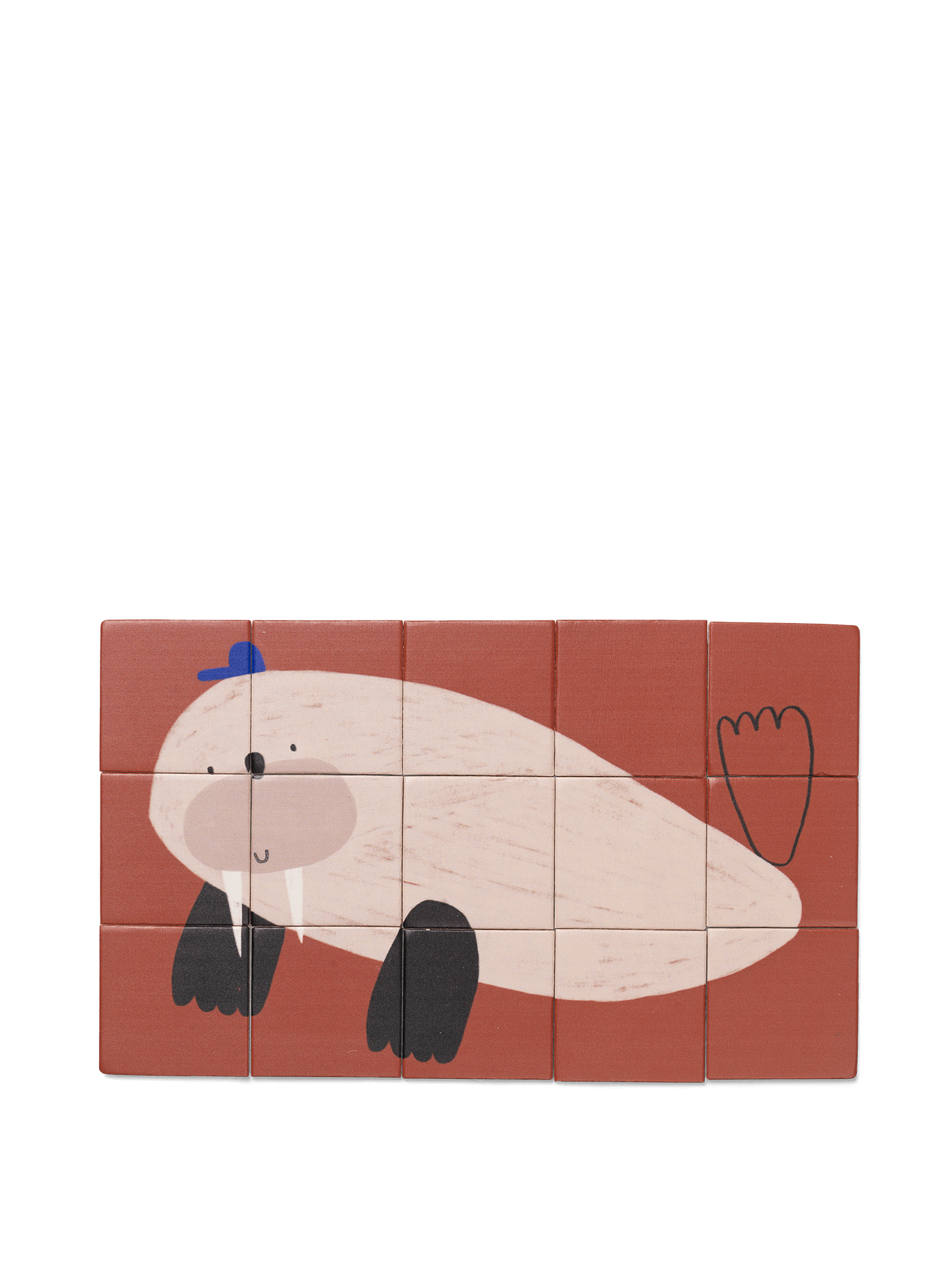 Two-Sided Puzzle - Walrus/Horse