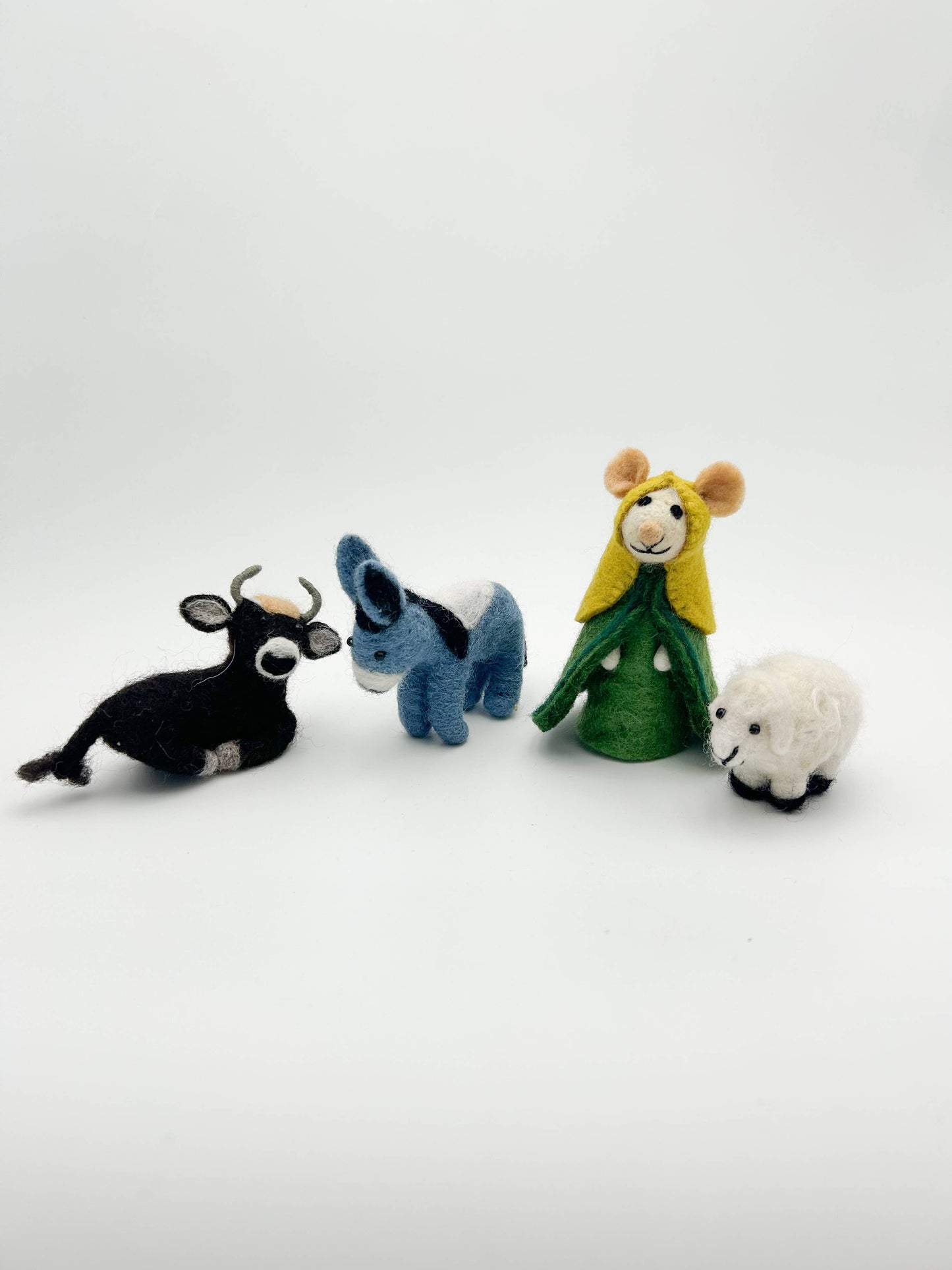 Complete Felt Mouse Nativity Scene