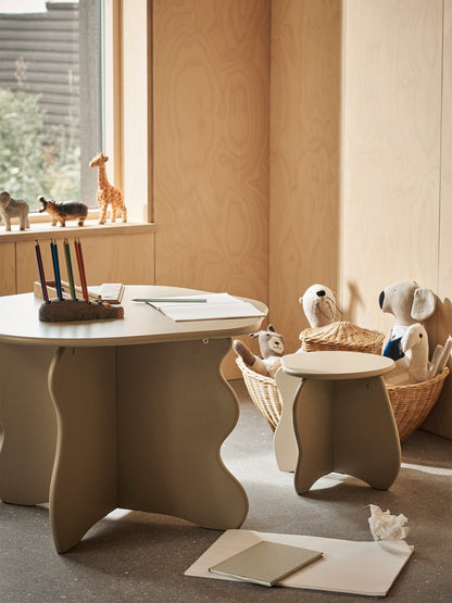 Slope Stool - Cashmere