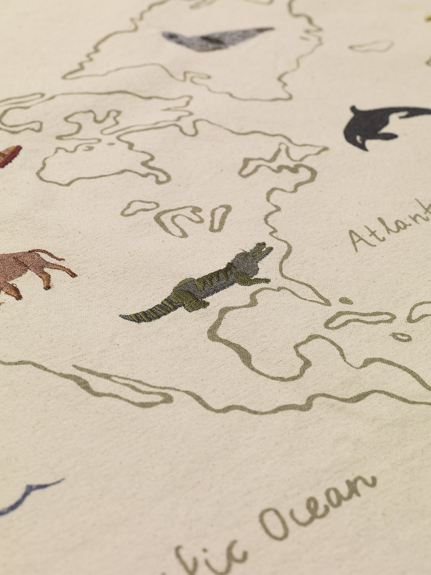 The World Textile Map - Off-white