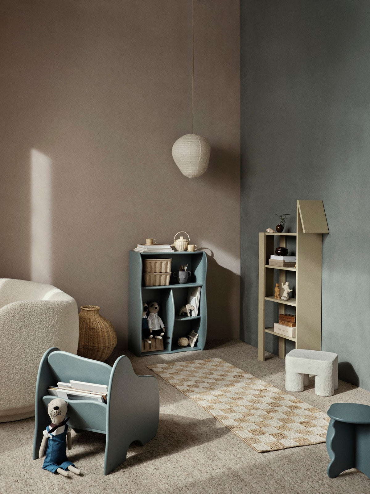 Slope Bookcase - Storm