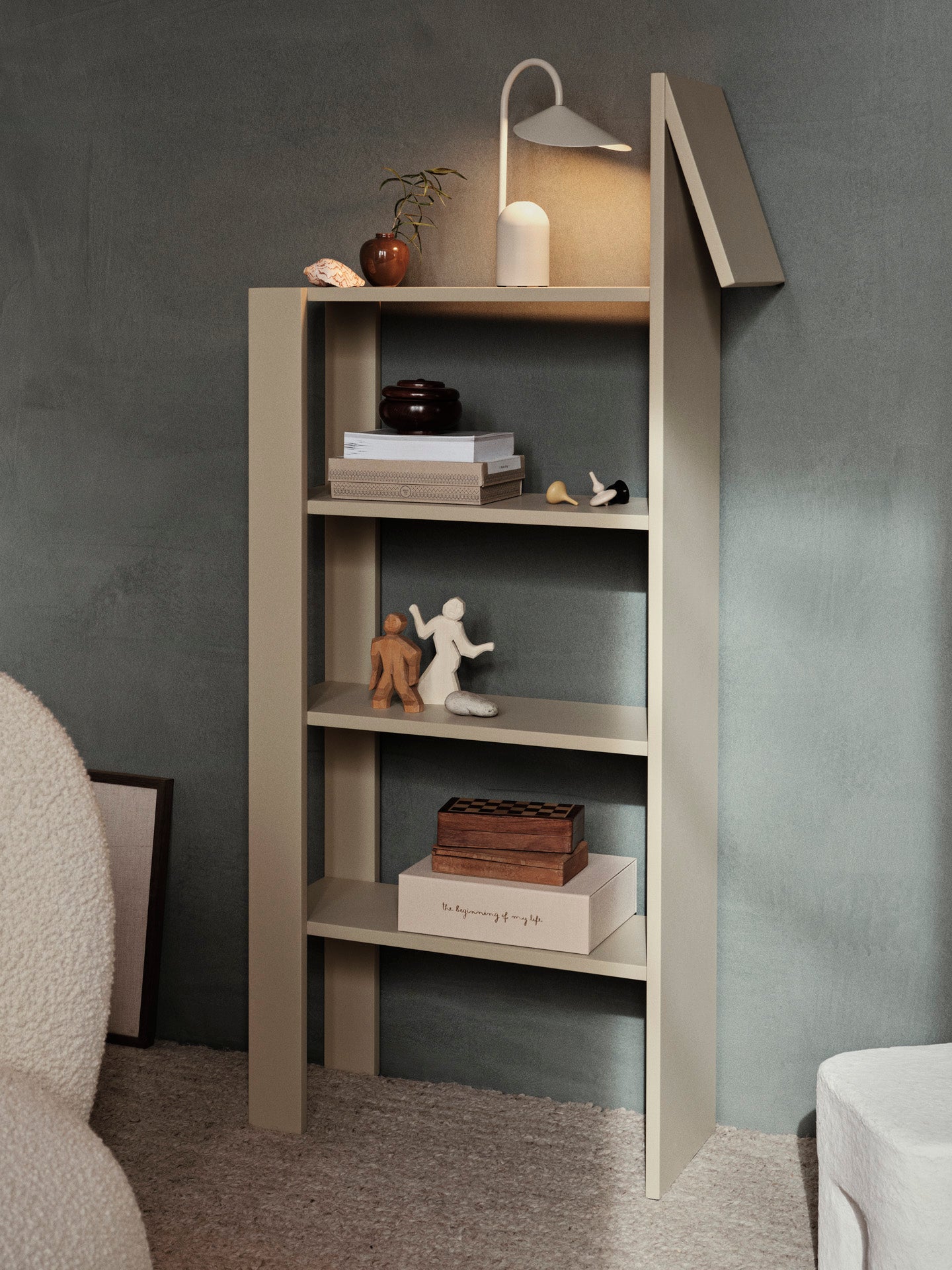 Giraffe Bookcase - Cashmere