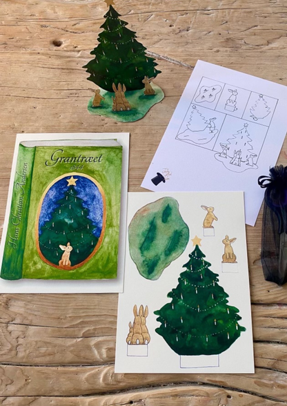 Tall Hat Tales - Hand-painted H.C. Andersen The Fir Tree - with audio