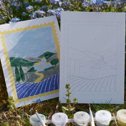Paint by Numbers Set Provence
