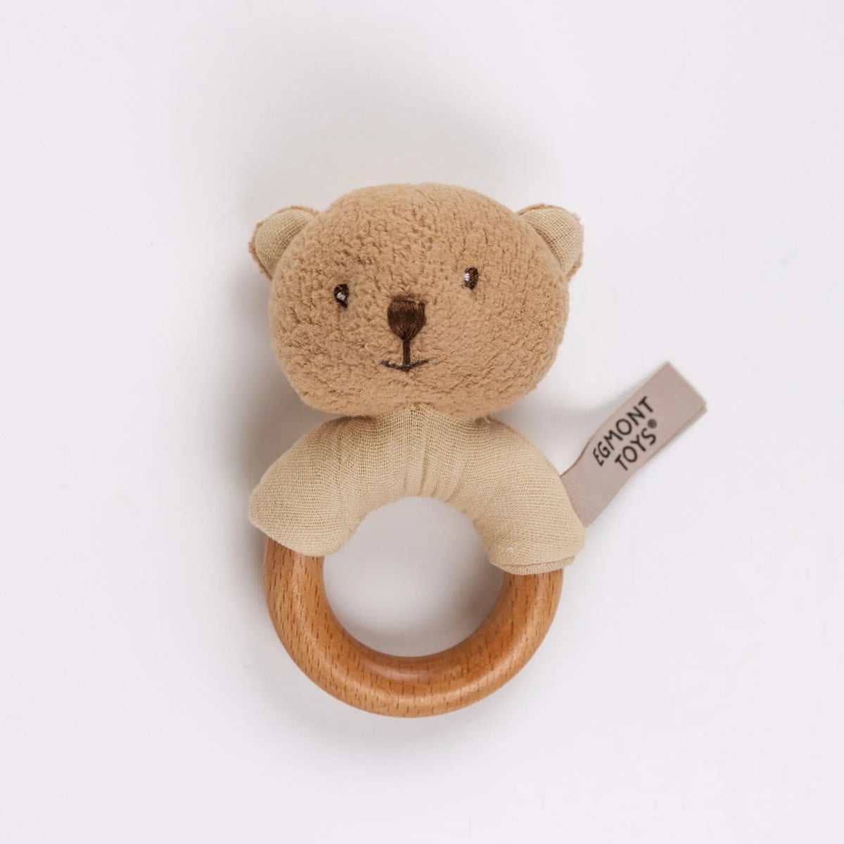 Marcel wooden rattle bear