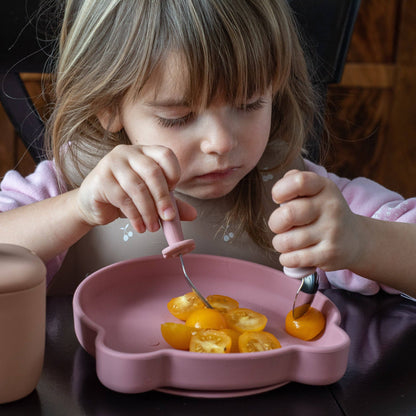 Fork/Spoon Cutlery Set (Old Pink/Pink)