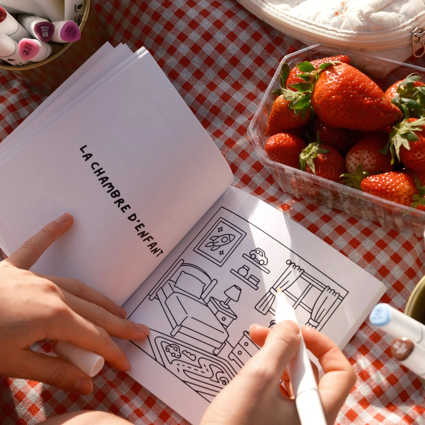 Coloring Book: Living Spaces