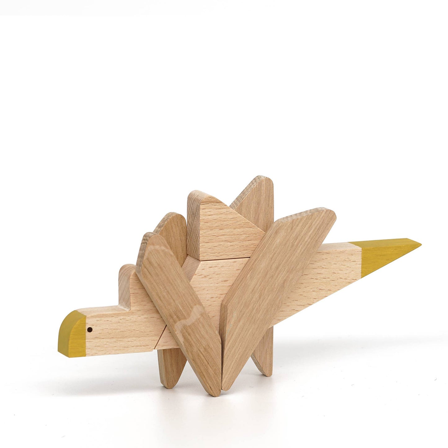 Wooden Magnetic Stegosaurus Dinosaur