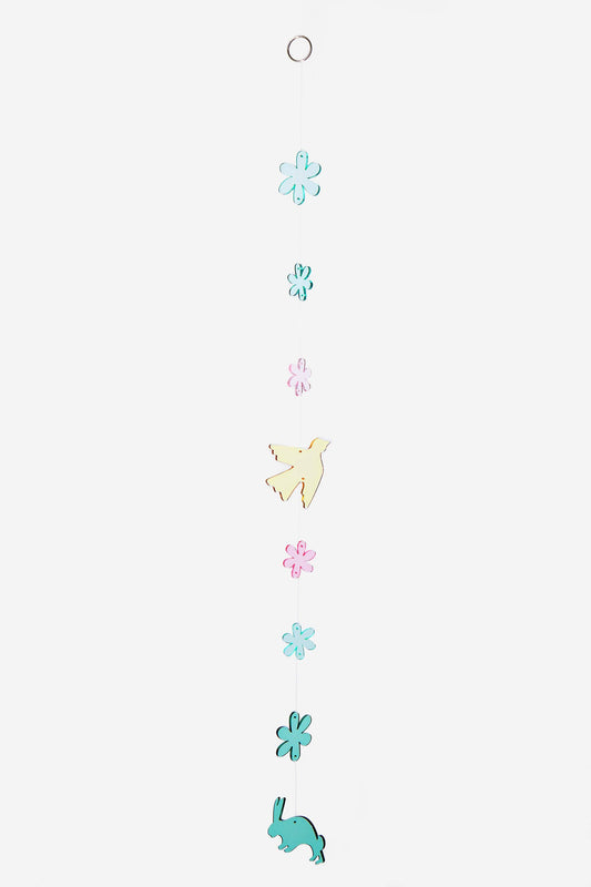 Pink Pleiglass Deco Garland