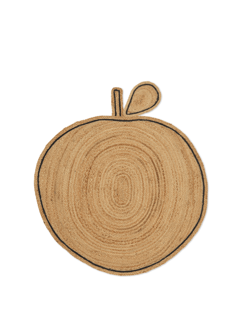 Apple Braided Jute Rug - Natural