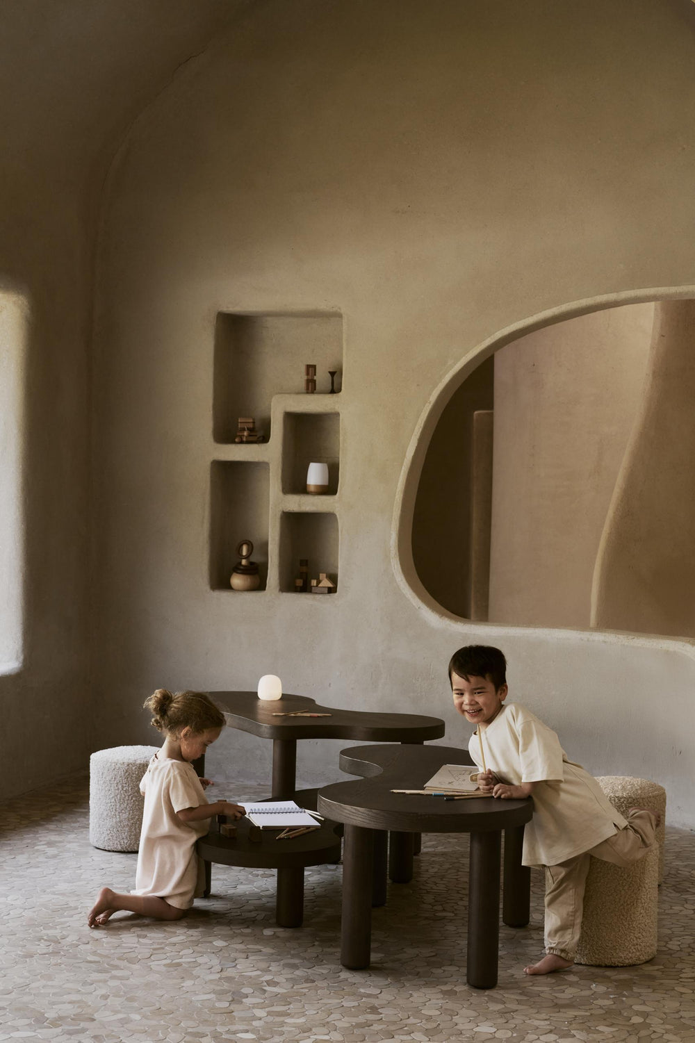 Modular Organic Kids Table - Black Forest