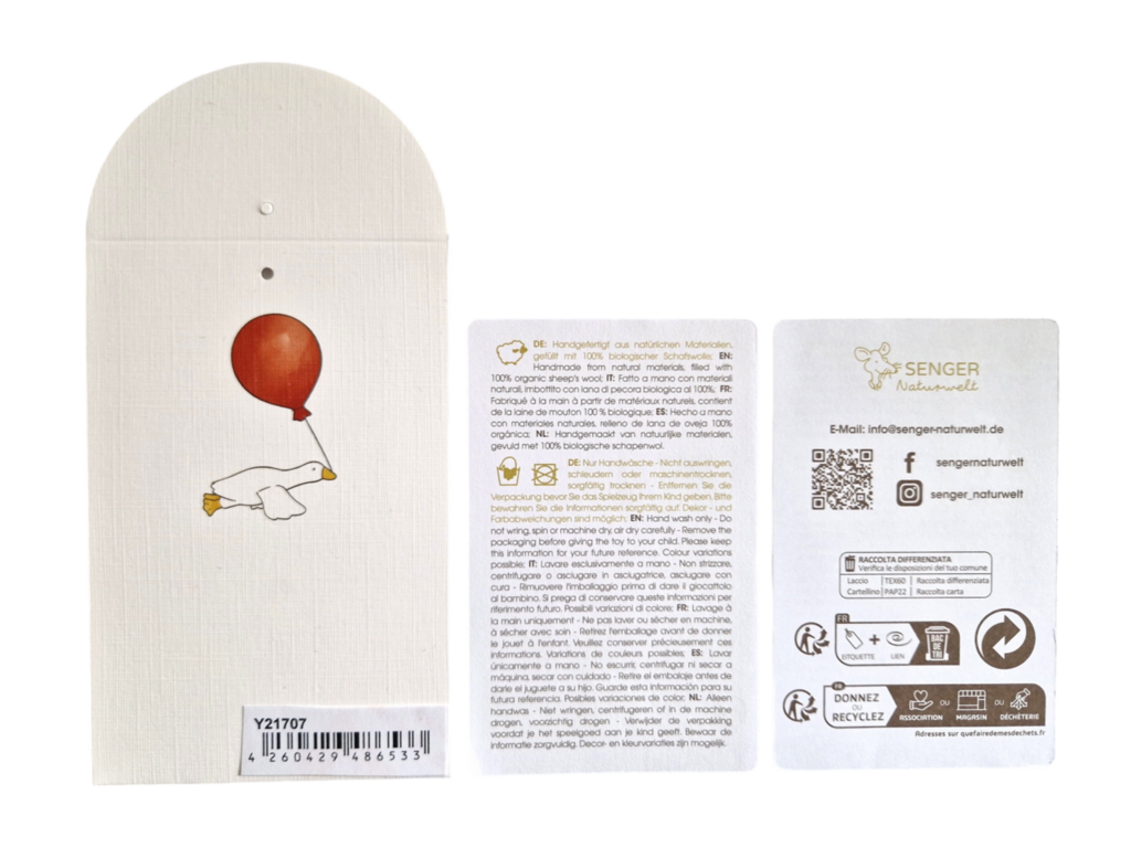 Floppy animal Rabbit, large | beige